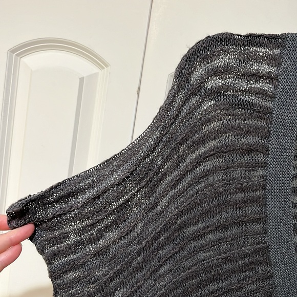 Anntarrah Peruvian lightweight organic cotton V-neck cap sleeve tunic size M/L - Picture 4 of 5